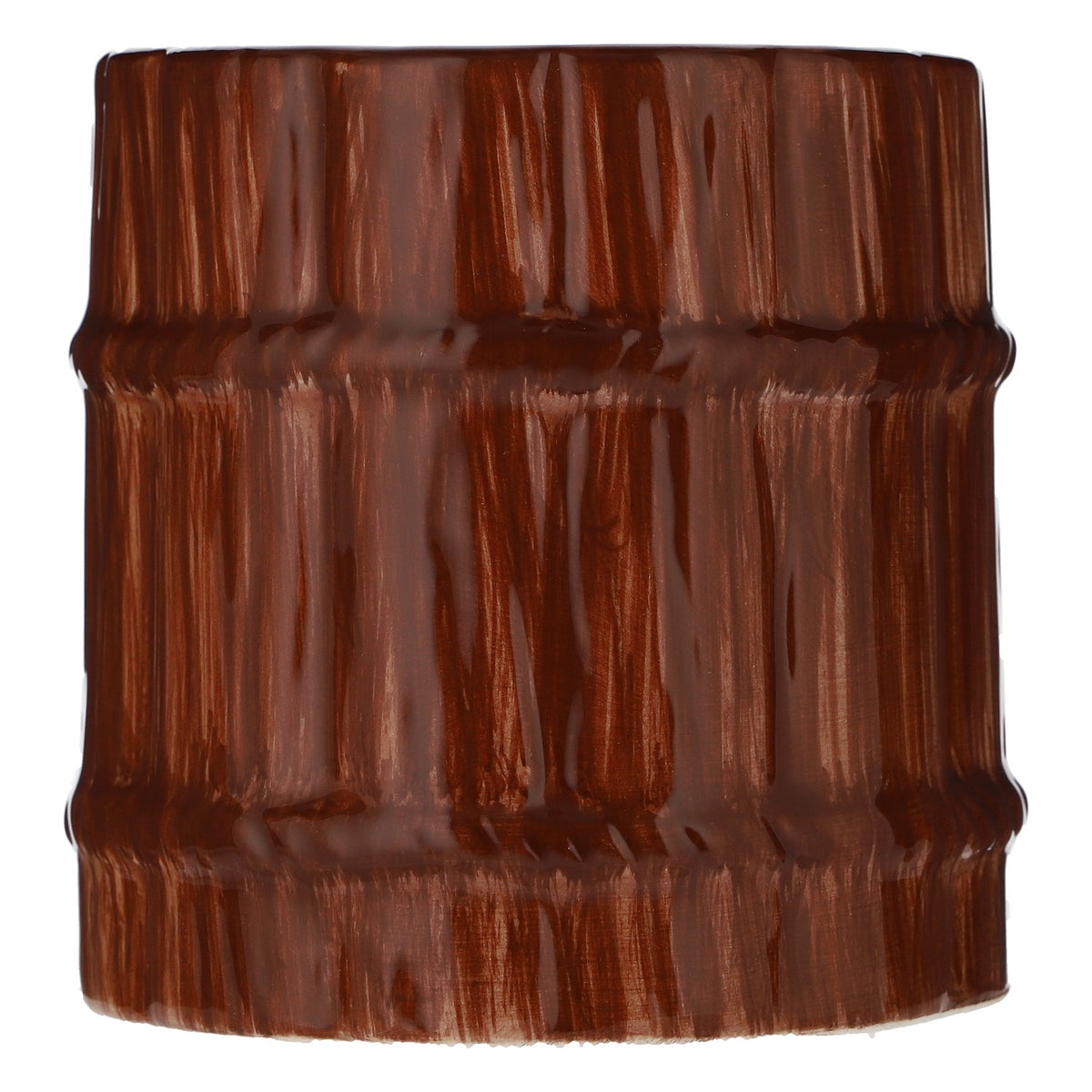6 bicchieri Bumbu Rum da 0,34 l Bicchieri in ceramica, barile di rum, effetto canna da zucchero – Vista 2