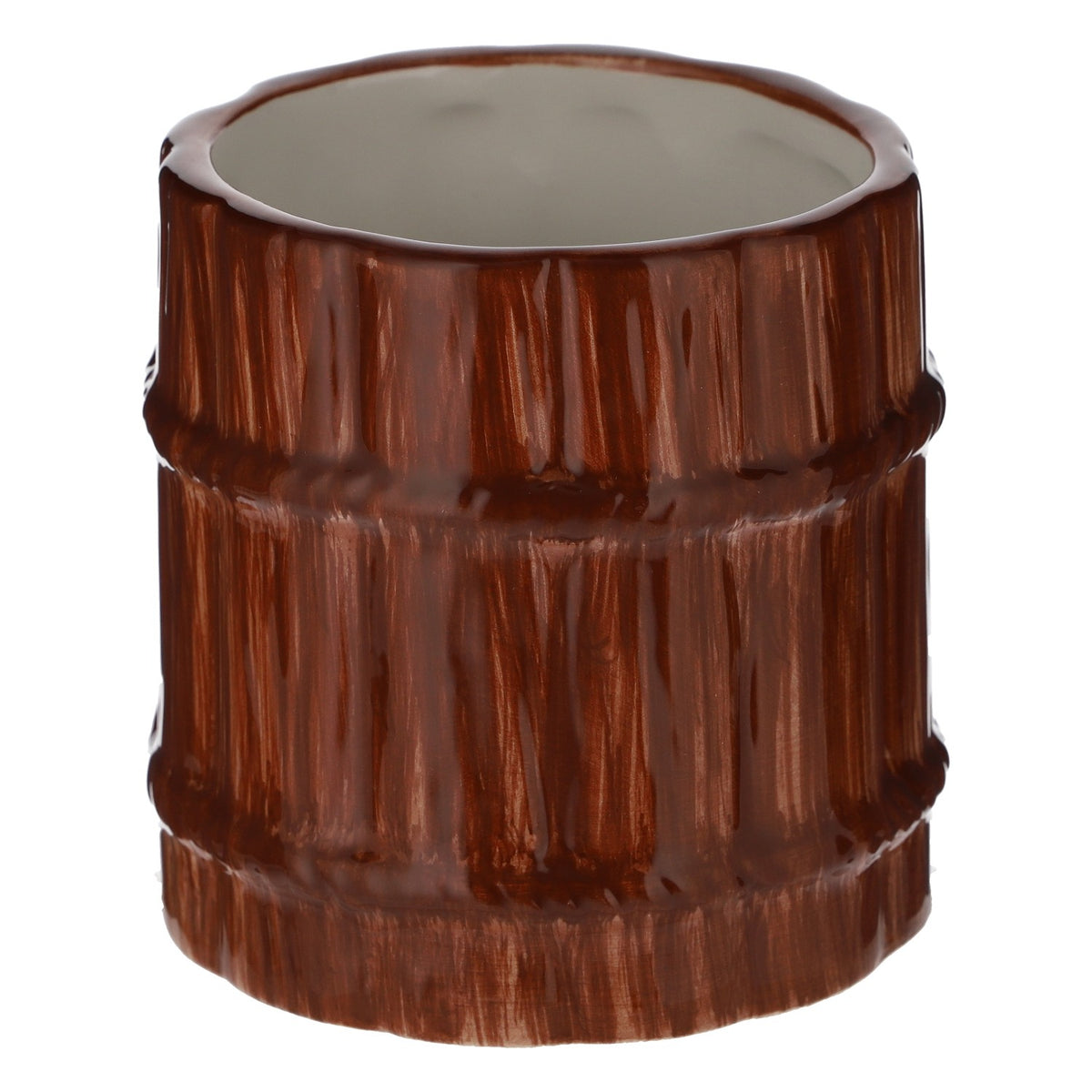 6 bicchieri Bumbu Rum da 0,34 l Bicchieri in ceramica, barile di rum, effetto canna da zucchero – Vista 3