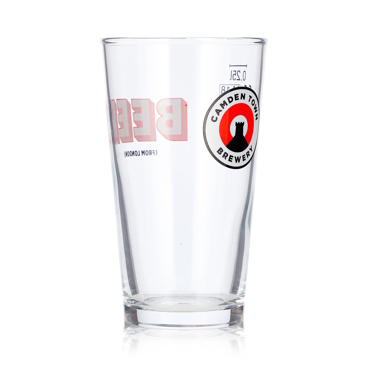 6 bicchieri da birra Camden Town Brewery da 0,25 l "Willi Becher Beer" (da Londra) (set da 6) – Vista 4