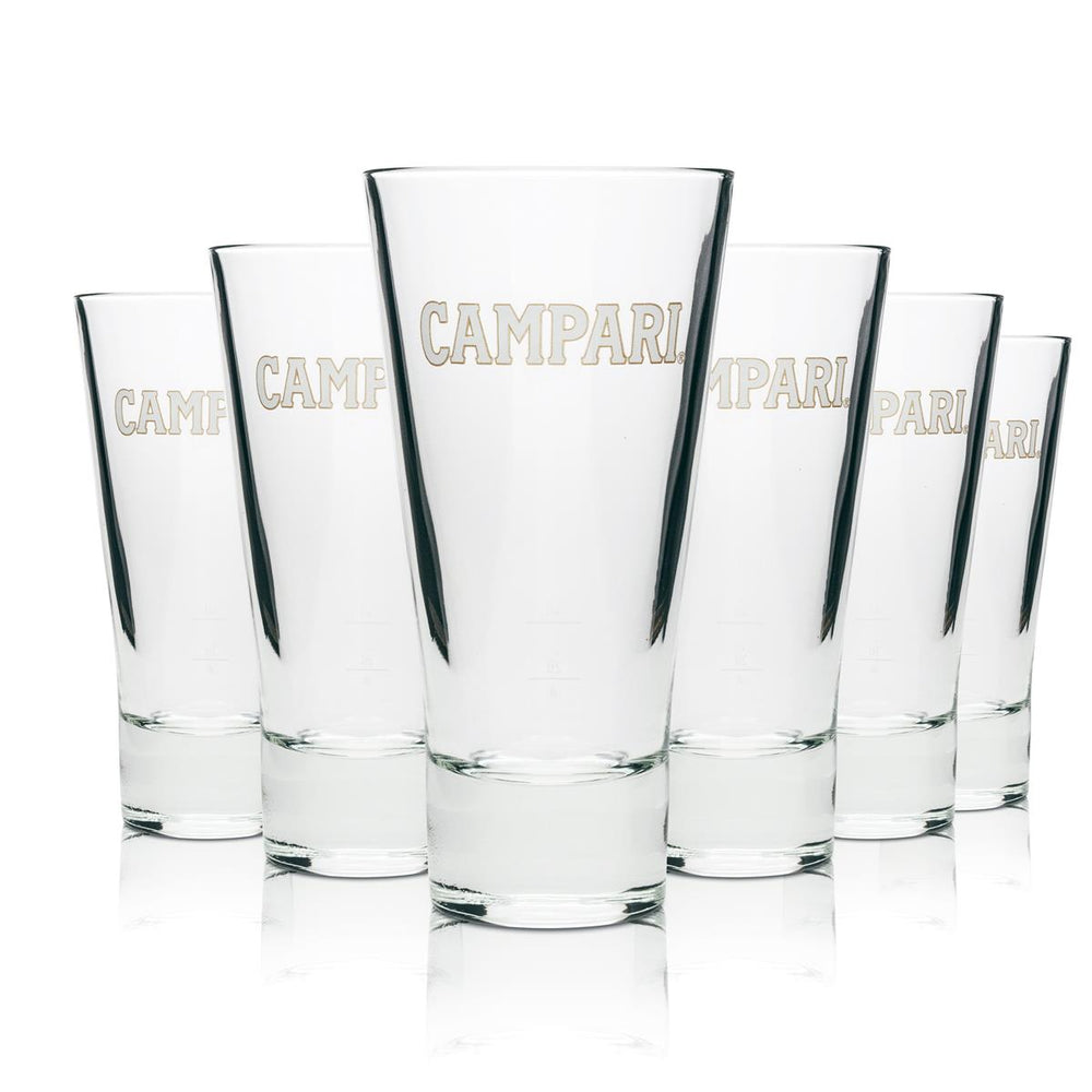 6 bicchieri da aperitivo Campari Longdrink 35 cl