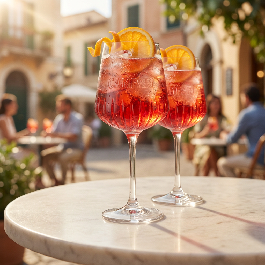 6 bicchieri Campari 0,49 l Milano Signature Relief Set Spritz Bespoke Aperitif – Vista 2