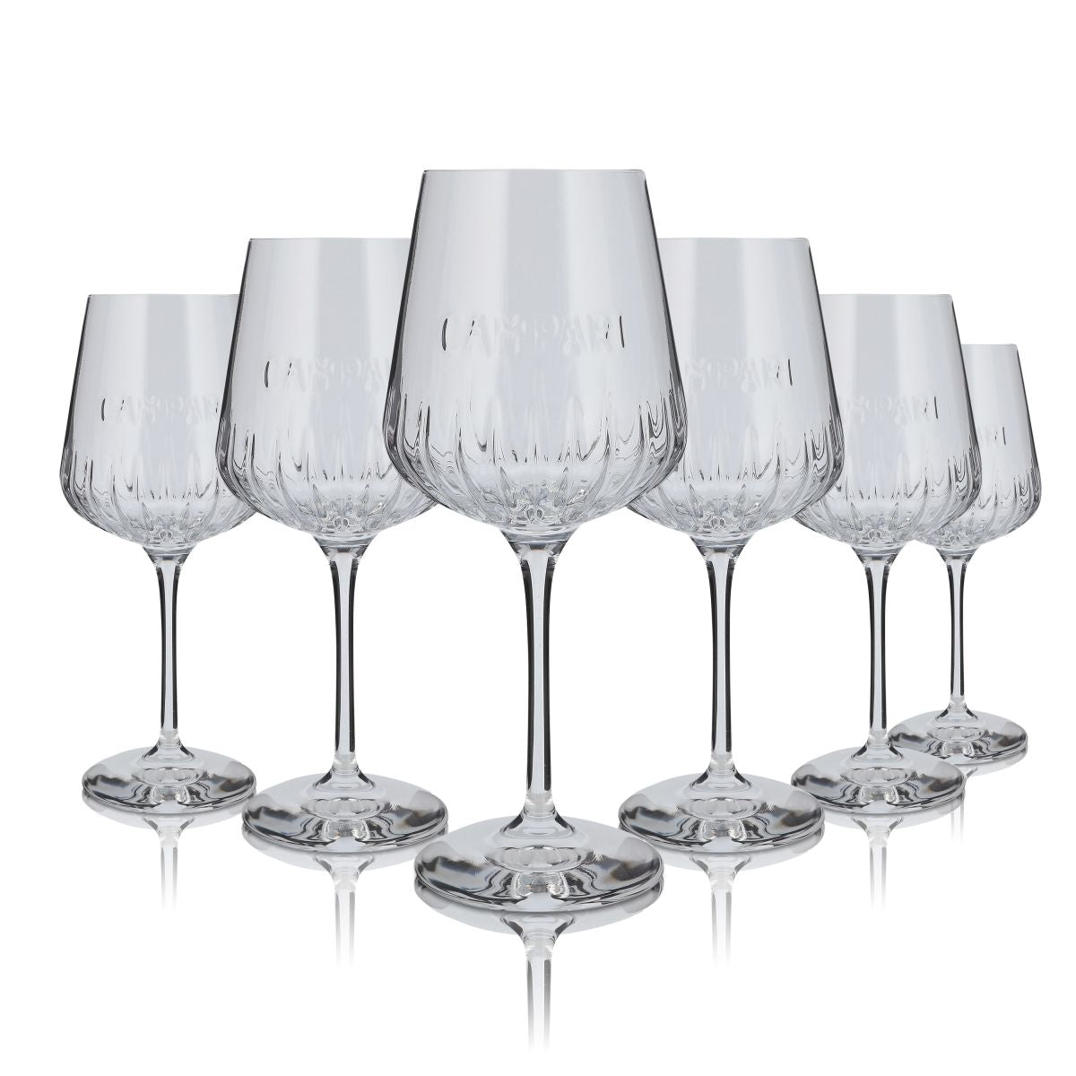 6 bicchieri Campari 0,49 l Milano Signature Relief Set Spritz Bespoke Aperitif – Vista 4