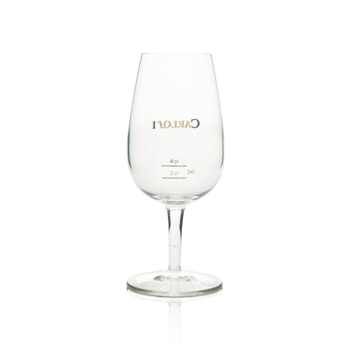 6 bicchieri da brandy Carlos con logo dorato 4 cl Böckling – Vista 3