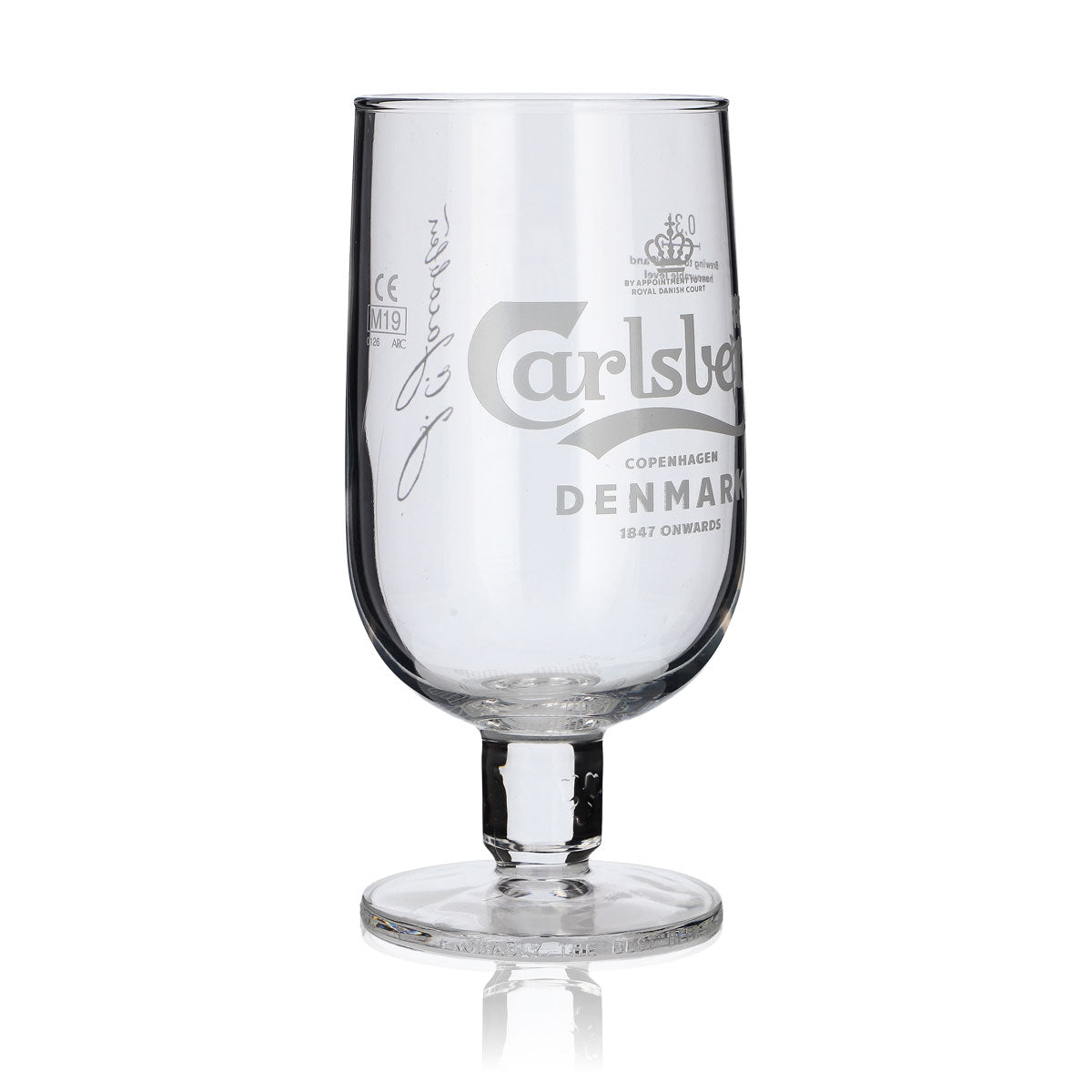6 bicchieri da birra Carlsberg in vetro da 0,3 l, forma a calice, set Danish Brewery Gastro – Vista 3