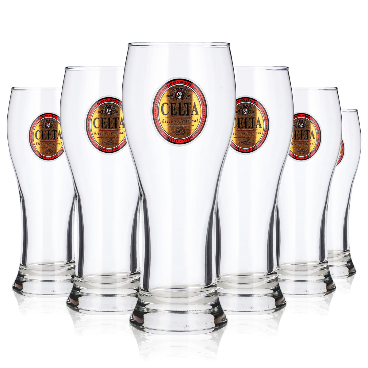 6 bicchieri da birra Celta da 0,25 l, bicchieri Durbor Brasserie, bicchieri da birra Willibecher