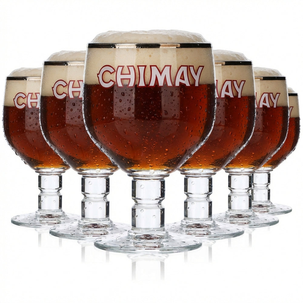6 bicchieri da birra Chimay Trappisten, Belgio, 0,5 l, calice