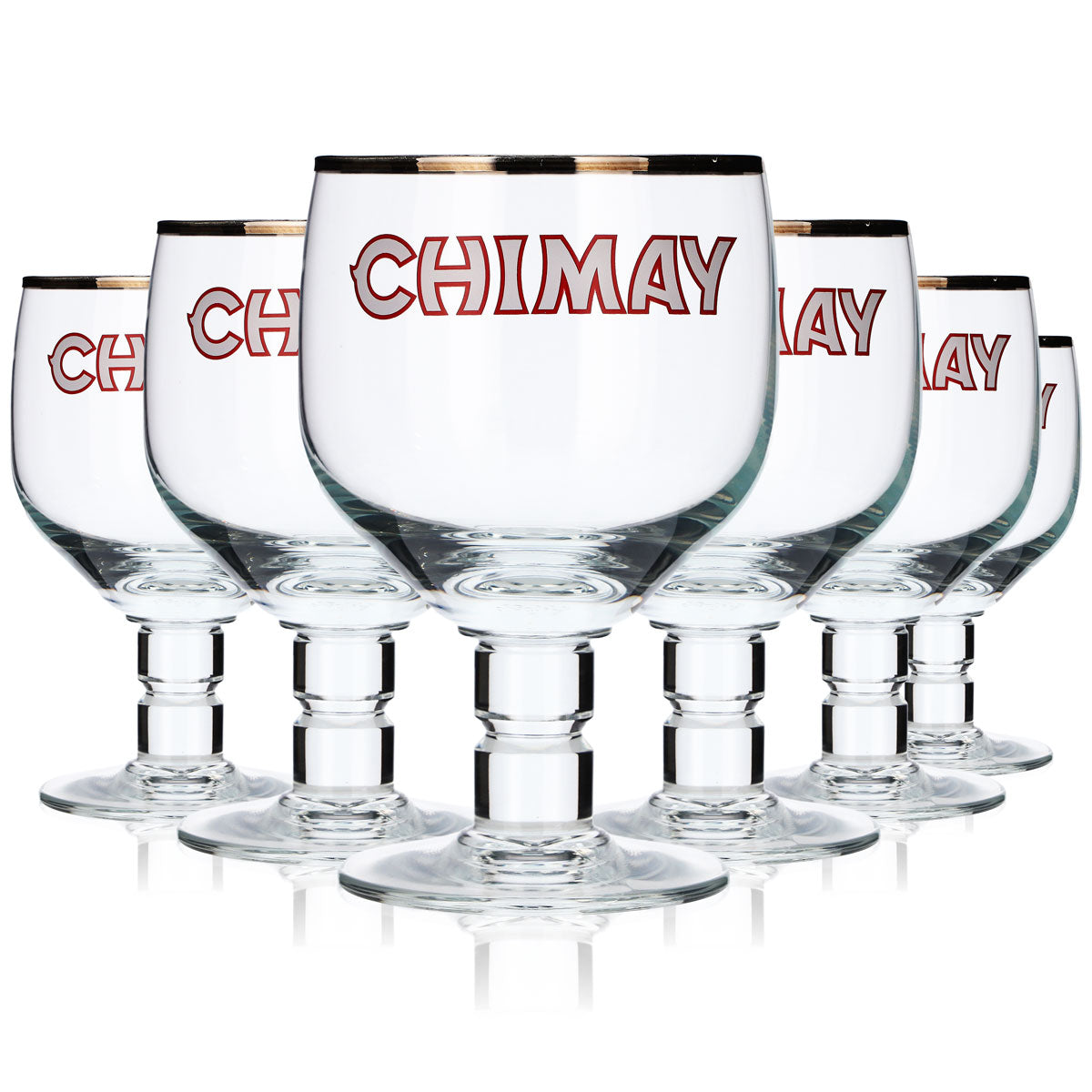 6 bicchieri da birra Chimay Trappisten, Belgio, 0,5 l, calice – Vista 5