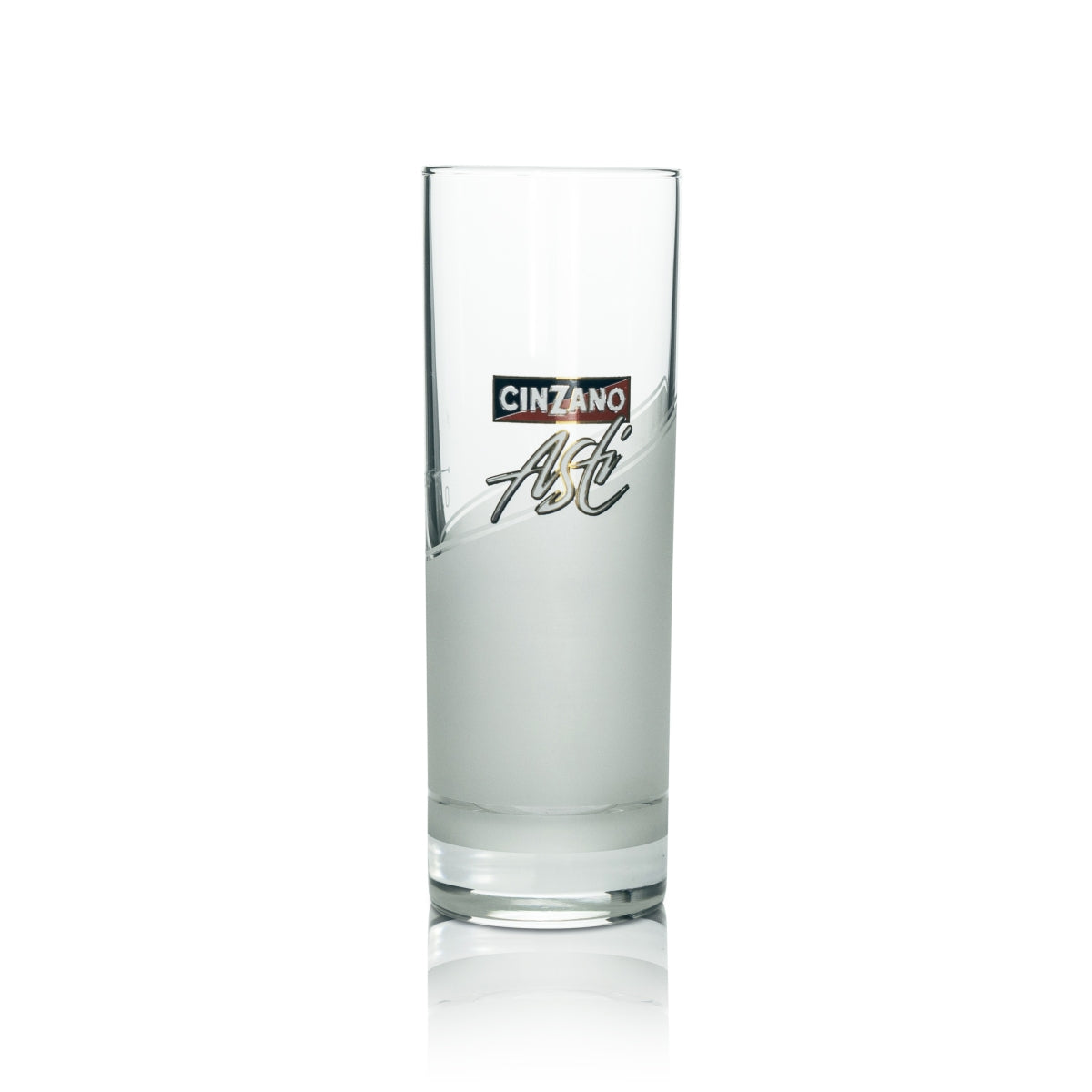 6 bicchieri da aperitivo Cinzano in vetro smerigliato con logo dorato 0,1 l rastal – Vista 2