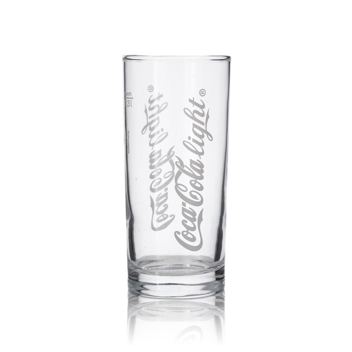 6 bicchieri in vetro Coca Cola Retro Kult "Coca Cola Light 0,3 l Logo verticale – Vista 2