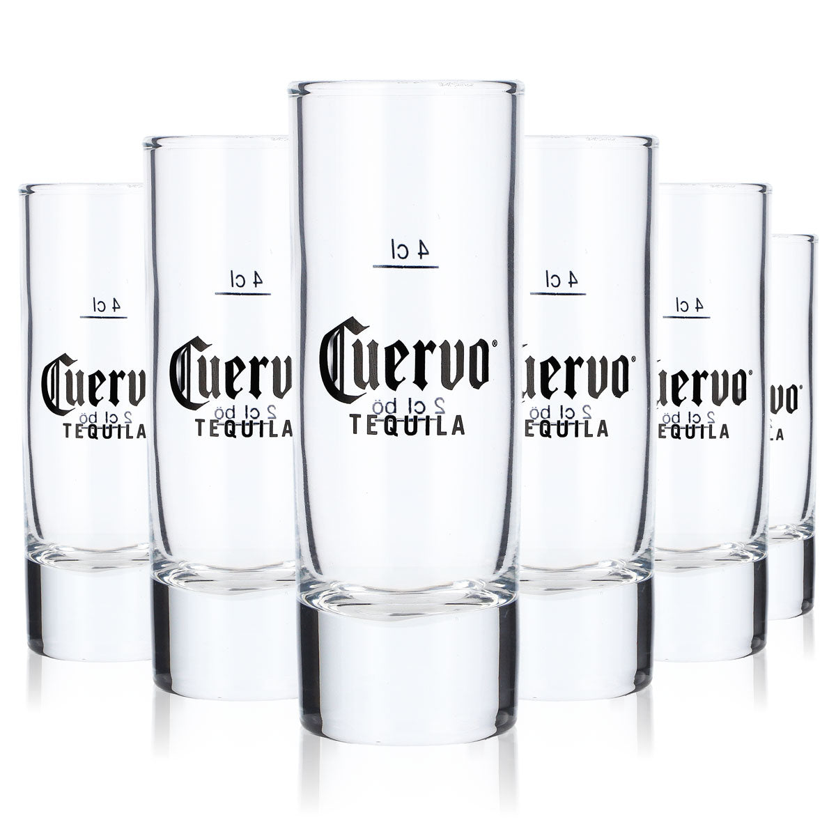 6 bicchierini da tequila Cuervo Bicchierino corto da liquore 2 cl/4 cl