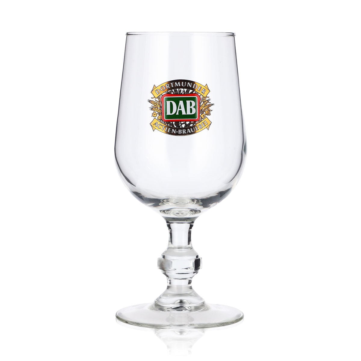 6 bicchieri da birra DAB - Dortmunder Aktien Brauerei da 0,33 l, modello "Pokal", con il vecchio logo – Vista 2