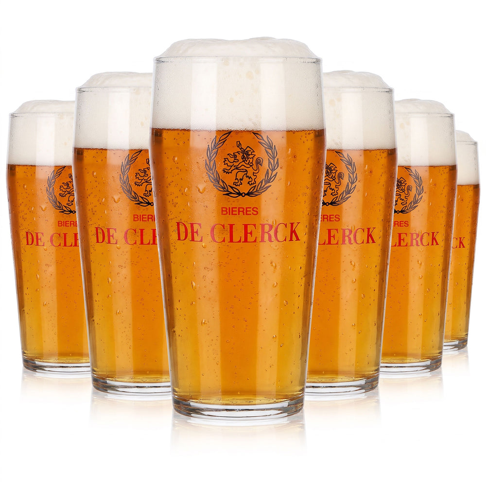 6 bicchieri da birra De Clerck da 0,33 l, bicchieri da birra Willibecher (set da 6)