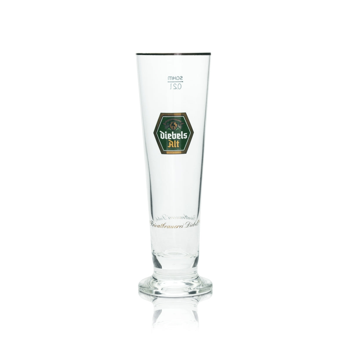 6x bicchiere da birra Diebels Alt 0,2 l, forma a calice, bicchieri da birra Sahm Pils, esportazione, forma a tulipano, calice – Vista 2