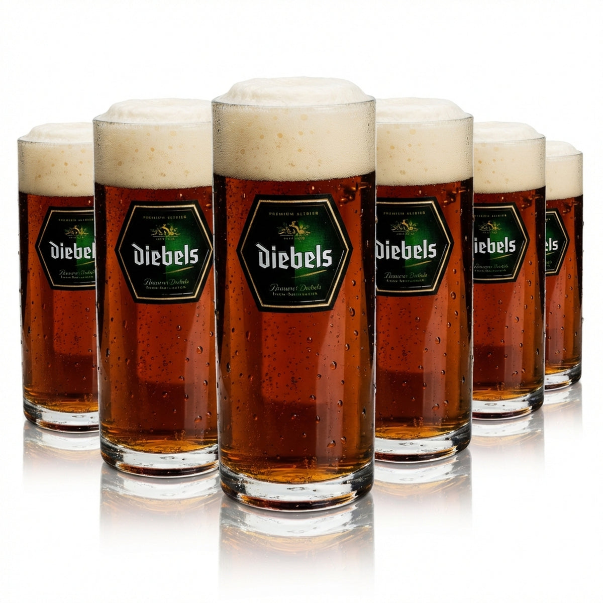 6 bicchieri da birra Diebels da 0,5 l