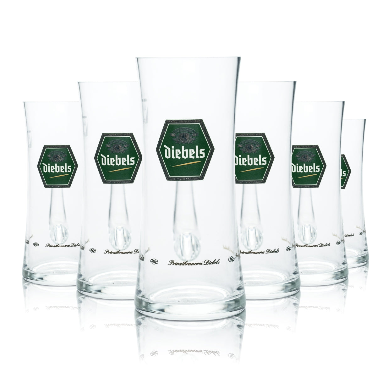 6 bicchieri Diebels 0,4 l boccale Humpen Seidel birrificio Alt Bier Pils Gastro