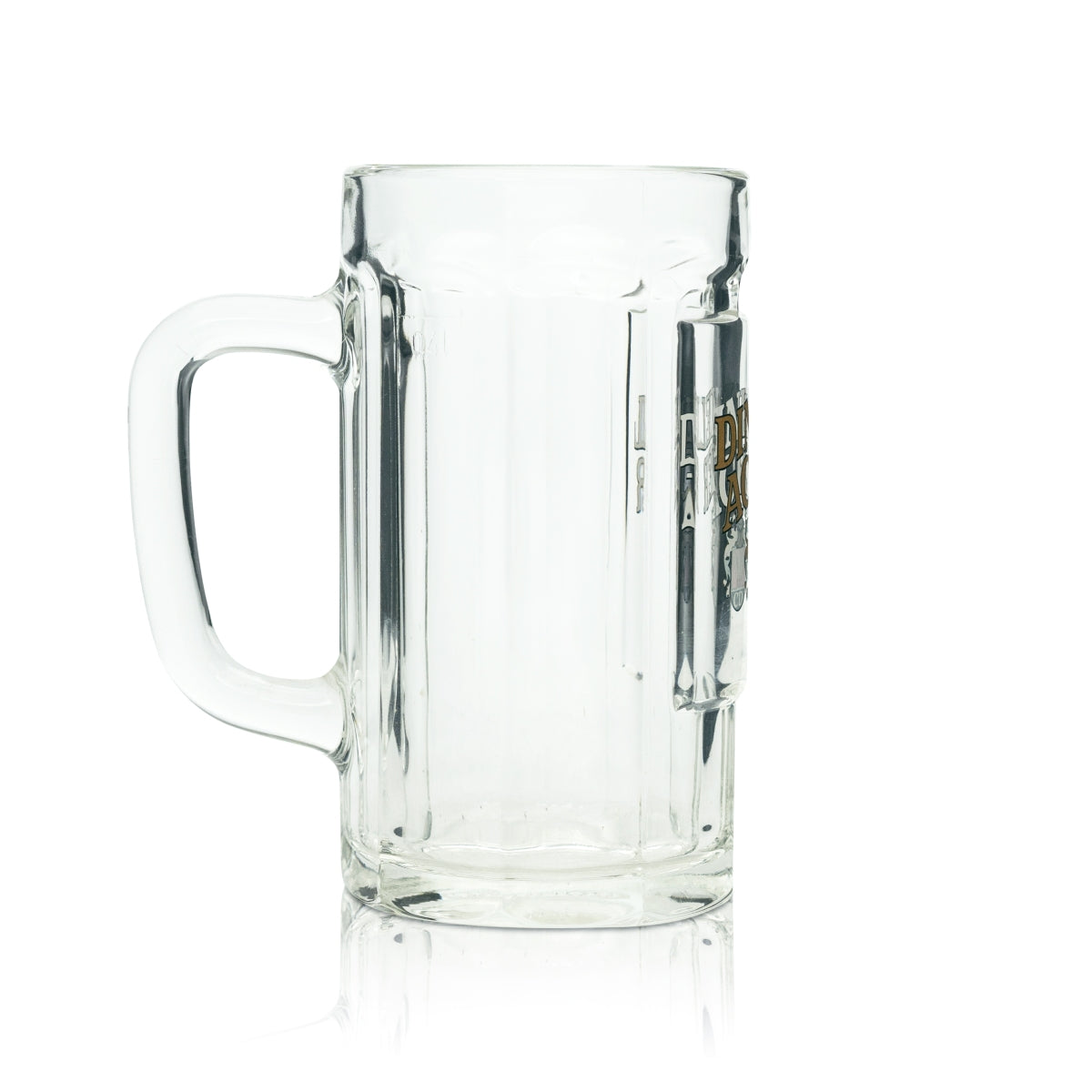 6 bicchieri da birra in vetro 0,4 l con manico, forma a boccale, birrificio – Vista 3