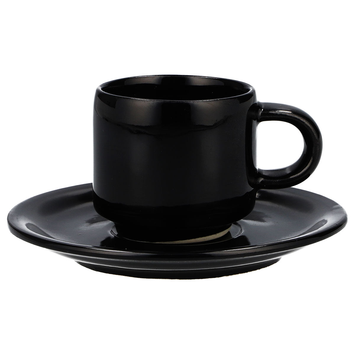 6 bicchieri da liquore Disaronno da 0,07 l con piattino, in ceramica (set da 6) – Vista 2