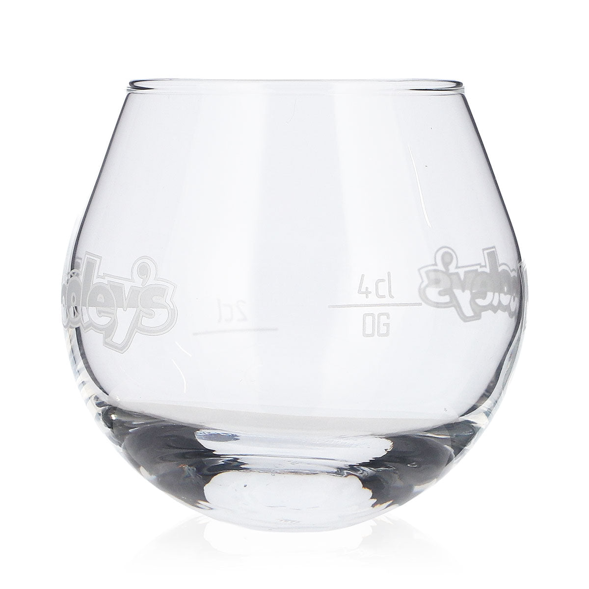6 bicchieri da liquore Dooley's "Toffee Tipper" con logo bianco in rilievo e base oscillante (set da 6) – Vista 4