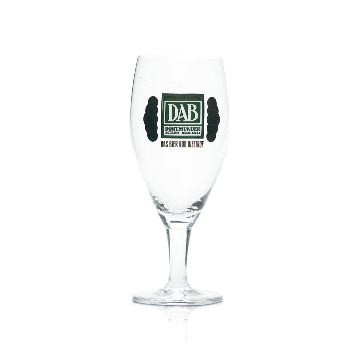 6 bicchieri da birra Dortmunder Aktien Brauerei 0,25 l, forma a tulipano, bicchieri da birra Pils Gastro DAB – Vista 2