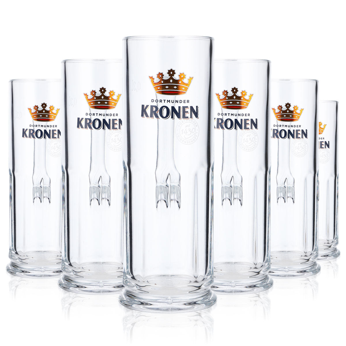 6 bicchieri da birra Dortmunder Kronen da 0,3 l Bicchieri da birra Boccale da birra Maximilian – Vista 7