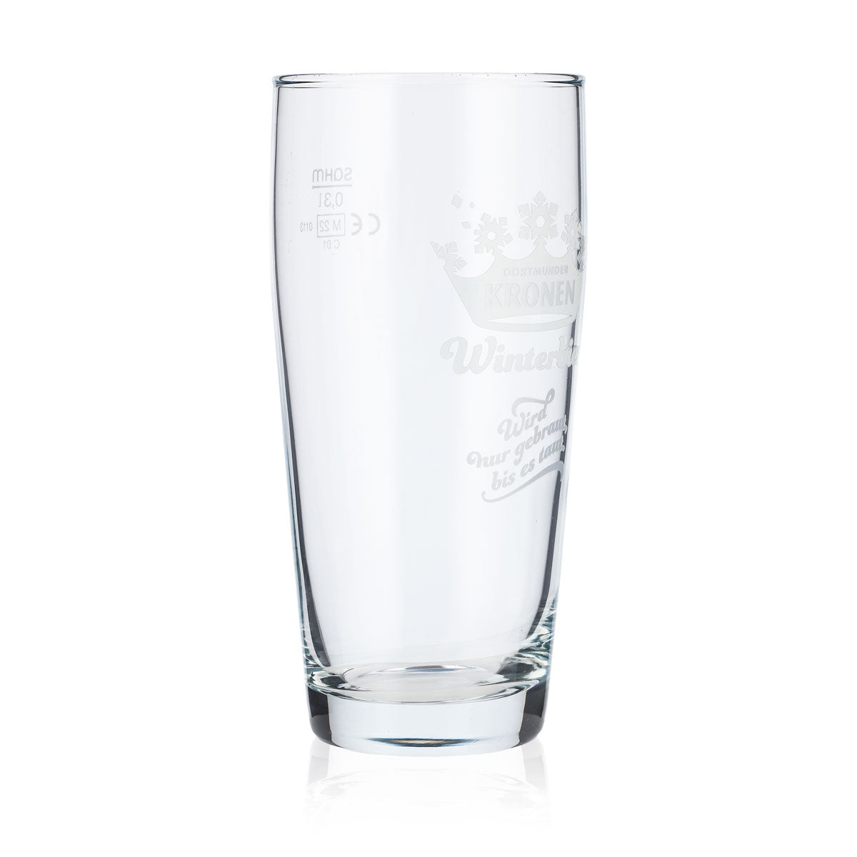 6 bicchieri da birra Dortmunder Kronen Willibecher in vetro da 0,3 l, edizione birra invernale – Vista 3