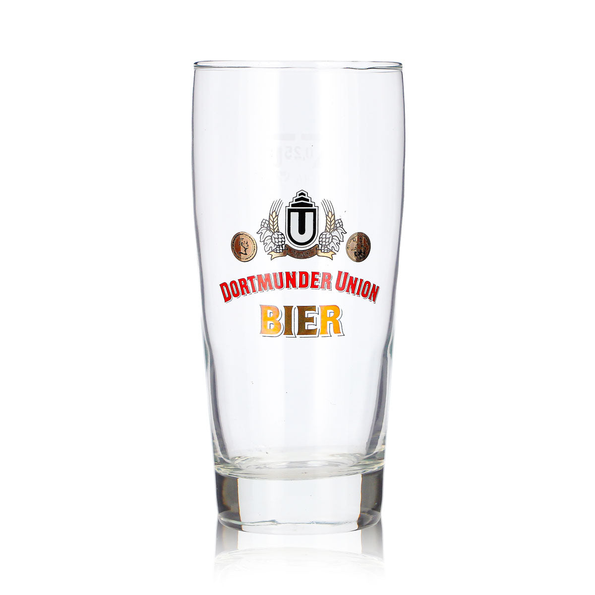 6 bicchieri da birra Dortmunder Union da 0,25 l con logo Willi in rosso (set da 6) – Vista 3