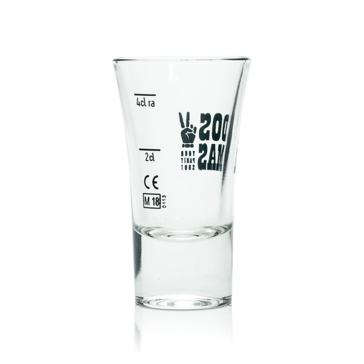 6 bicchieri Dos Mas da 4 cl per shot, bicchieri corti da bar, pub, ristoranti, feste, tequila – Vista 3