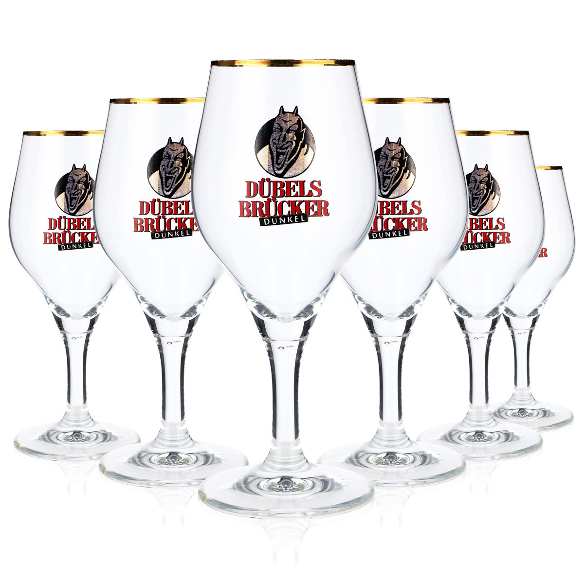 6 bicchieri da birra Dübelsbrücker Bicchieri da birra Bicchiere 0,3 l Calice scuro – Vista 5