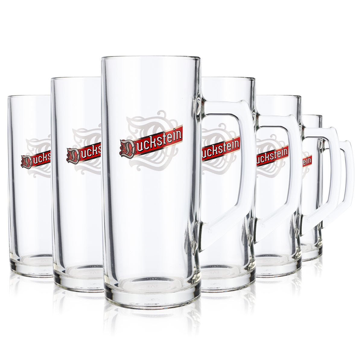 6 bicchieri da birra Duckstein da 0,5 l, boccale da birra, boccale da birra liscio Borgonovo Reno – Vista 8