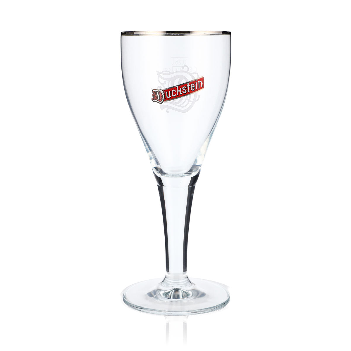 6 bicchieri da birra Duckstein da 0,25 l con bordo platinato e logo Harzer grande – Vista 2