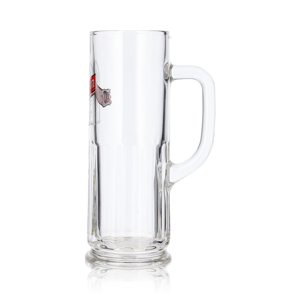 6 bicchieri da birra Duckstein da 0,3 l con logo rosso e cornice bianca in rilievo (set da 6) – Vista 7