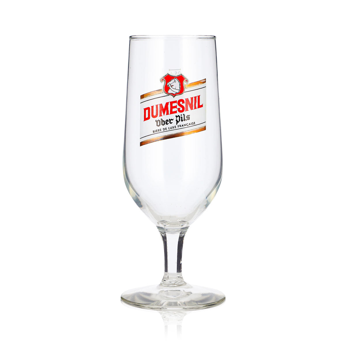 6 bicchieri da birra Dumesnil a forma di coppa da 0,25 l, Ober Pils, bianco/oro con logo (set da 6) – Vista 3