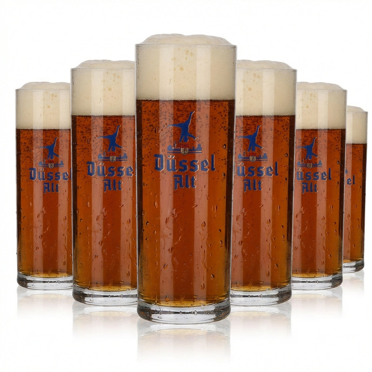 6 bicchieri Düssel Alt Glas 0,4 l per birra Altbier Set di bicchieri Kölsch per birra artigianale – Vista 2