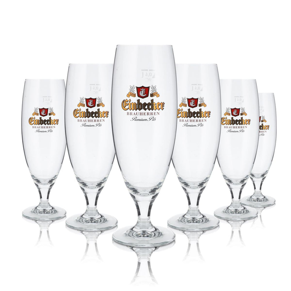 6 bicchieri da birra Einbecker da 0,4 l Bicchieri da birra Rastal Prestige