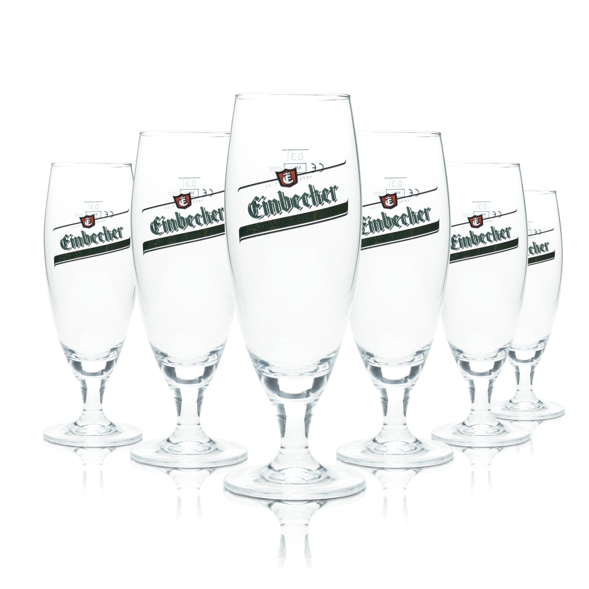 6 bicchieri da birra Einbecker 0,3 calice tulipano Prestige Birrificio Gastro Bar Pils