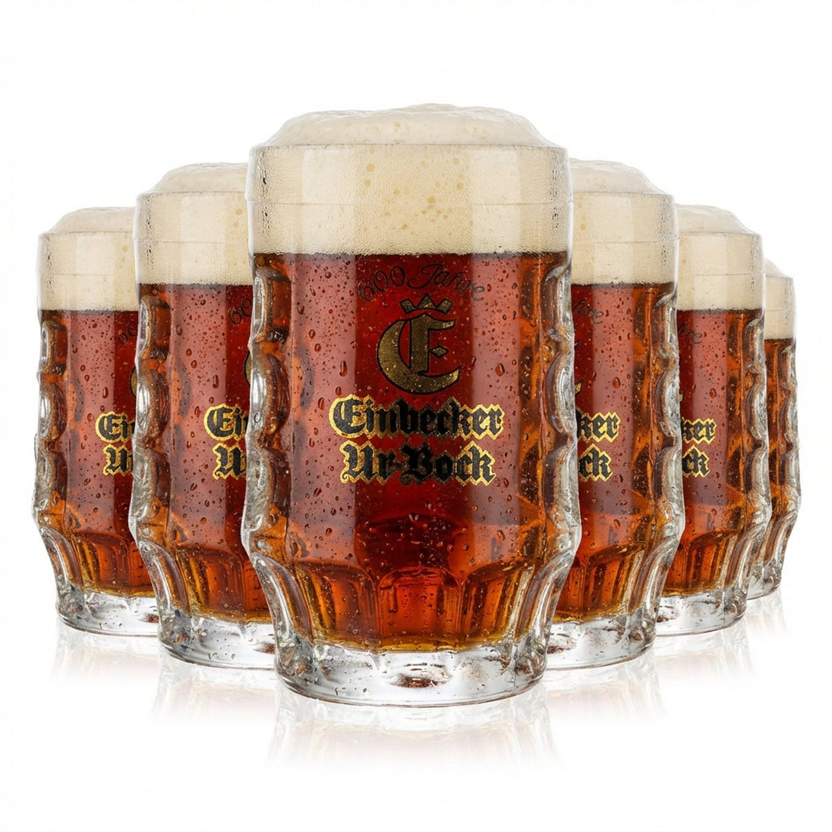 6 bicchieri da birra Einbecker 0,4 l Seidel Krug Urbock