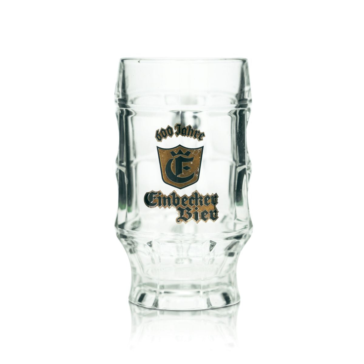 6 bicchieri da birra Einbecker 0,2 l in vetro Kontuglas Set di boccali Seidel Humpen Birrificio – Vista 2
