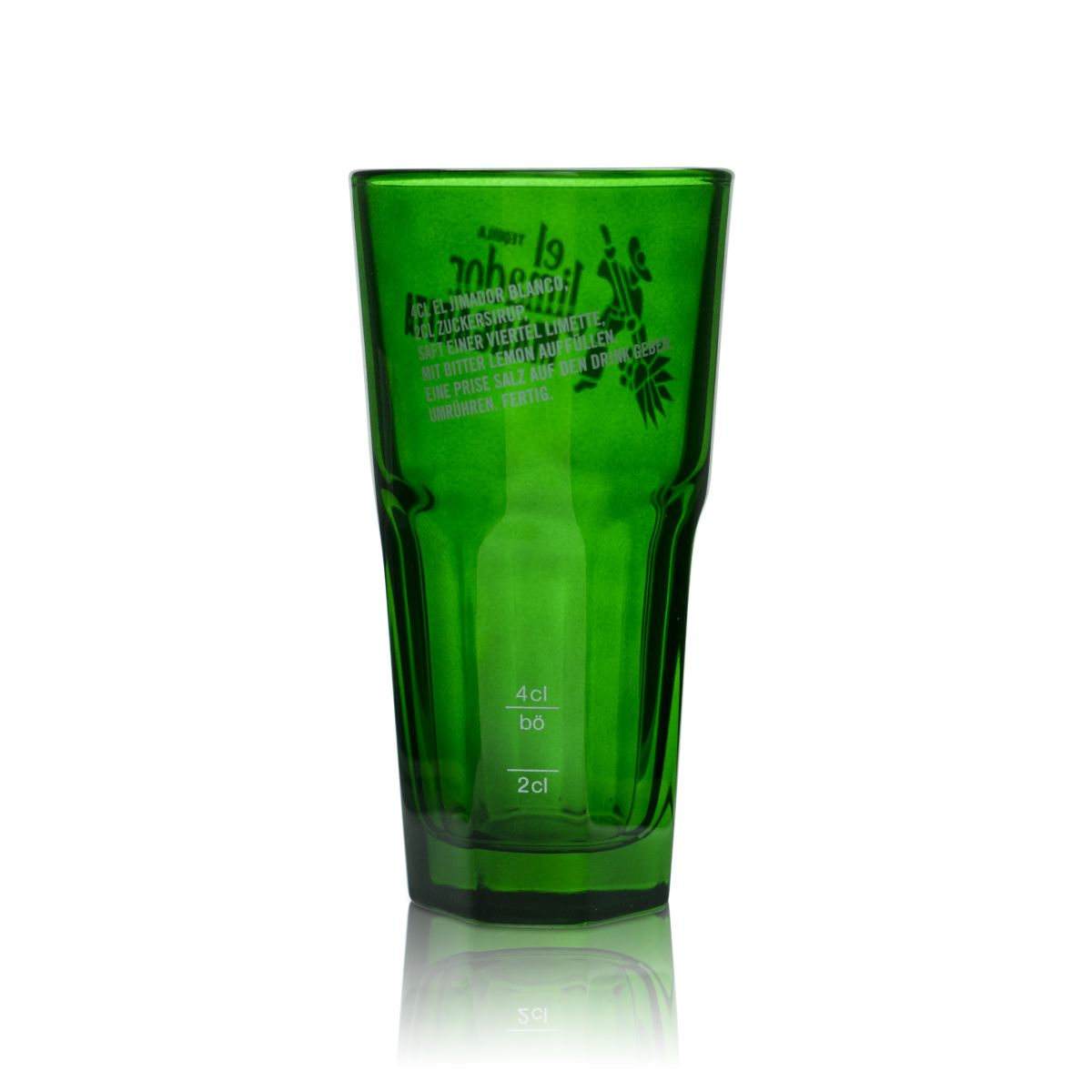 6 bicchieri da tequila El Jimador 0,3 l Bicchieri da margarita verdi Cocktail Aperitivo Caipi – Vista 3
