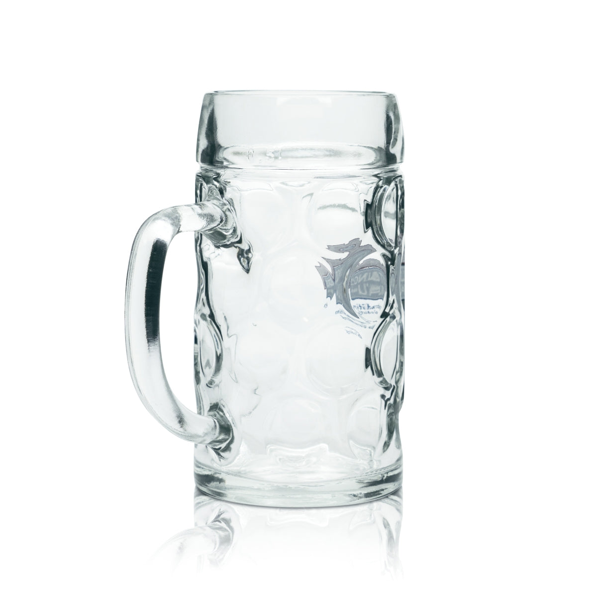 6 bicchieri da birra Erdinger da 0,5 l, birra Stiftung-Bräu Isar Seidel con manico e rilievo – Vista 3