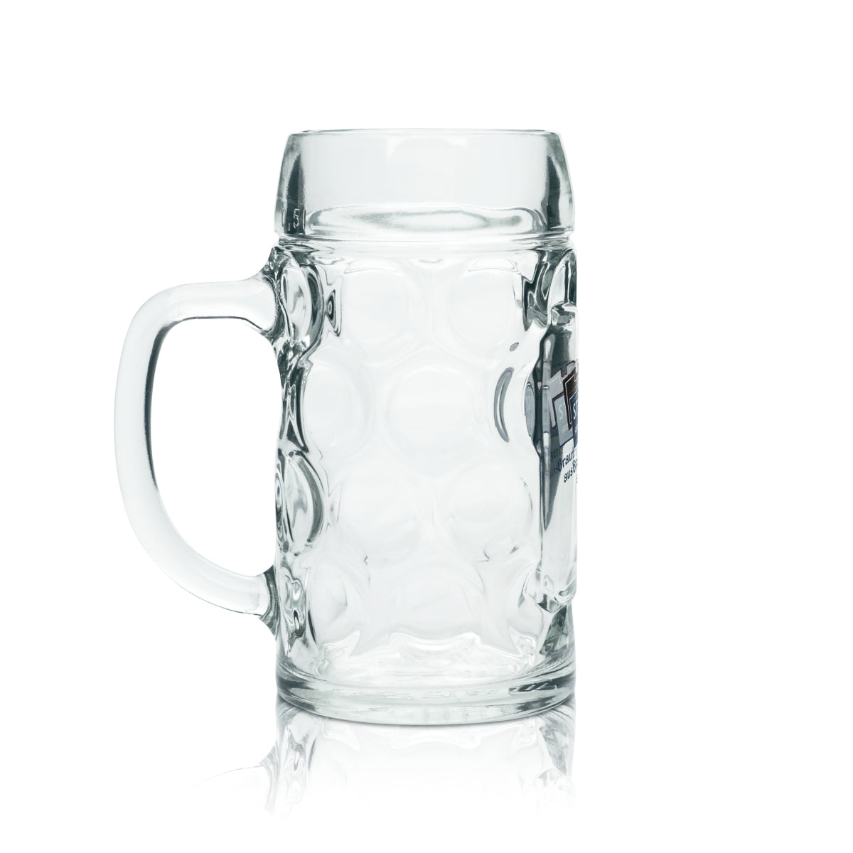 6 bicchieri da birra Erdinger da 0,5 l, birra Stiftung-Bräu Isar Seidel con manico e rilievo – Vista 4