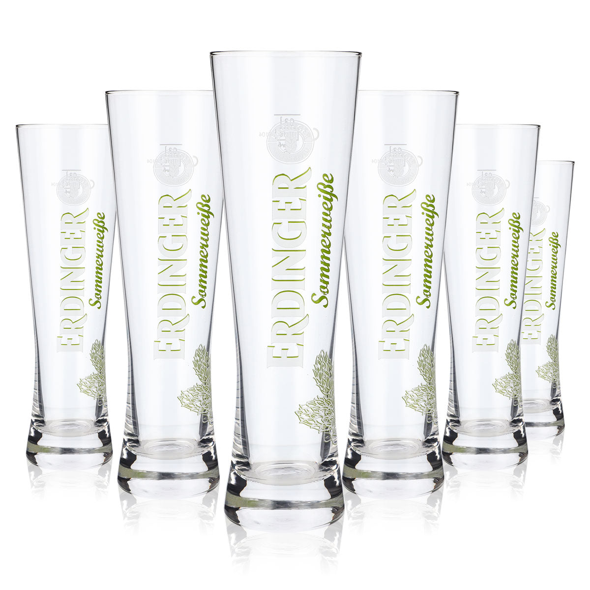 6 bicchieri da birra Erdinger Weissbier Bicchieri da birra 0,3 l "Sommerweisse" – Vista 5