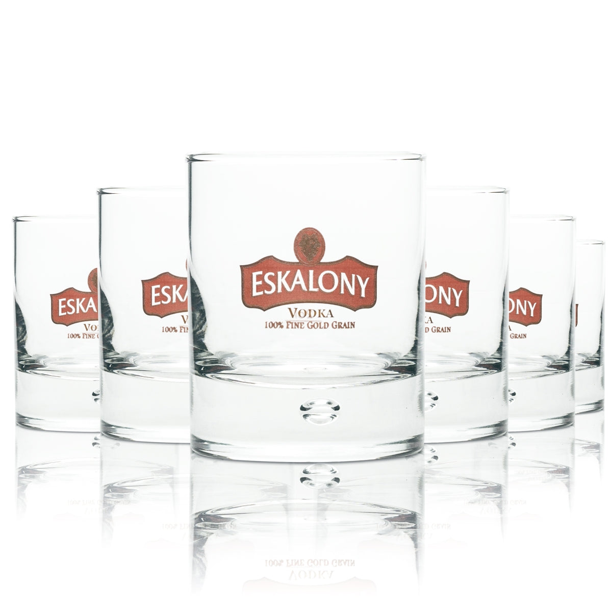 6 bicchieri tumbler Eskalony Vodka con bolla 2 cl 4 cl bicchieri da cocktail Air Bubble LowBall