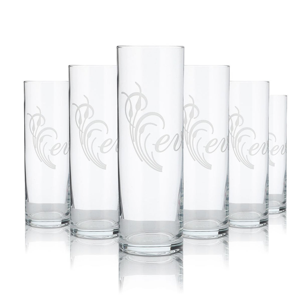6 bicchieri da prosecco Eve 0,24 l Set di bicchieri highball per long drink aperitivo spumante cocktail