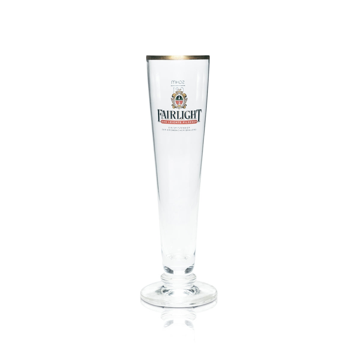 6 bicchieri da birra Fairlight 0,2 l a forma di coppa con bordo dorato, bicchieri da bar Gatro Kneipe Pils Brau – Vista 3