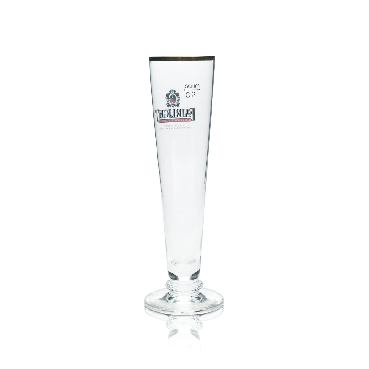 6 bicchieri da birra Fairlight 0,2 l a forma di coppa con bordo dorato, bicchieri da bar Gatro Kneipe Pils Brau – Vista 4