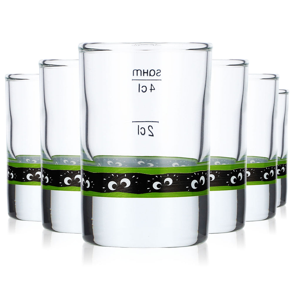 6 bicchierini da liquore Feigling da 2 cl/4 cl con logo sul fondo (set da 6)