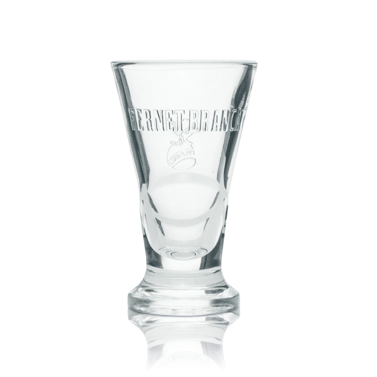 6 bicchieri Fernet Branca con disegno in rilievo a forma di V Bicchieri da liquore Bicchieri da shot – Vista 2