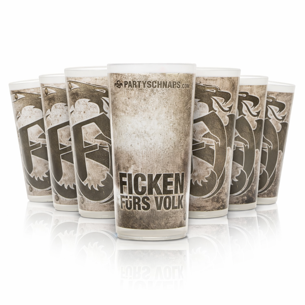 6x Ficken Bicchieri riutilizzabili in plastica Bicchieri in plastica Bicchieri da festa Grappa Liquore
