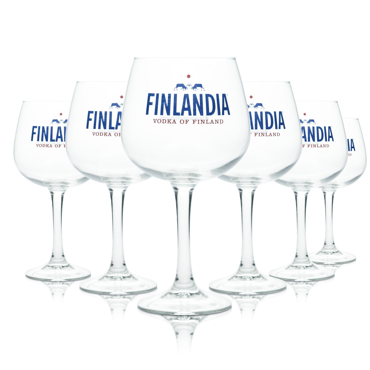 6 bicchieri Finlandia 0,72 l, forma a palloncino, per cocktail, aperitivi e long drink