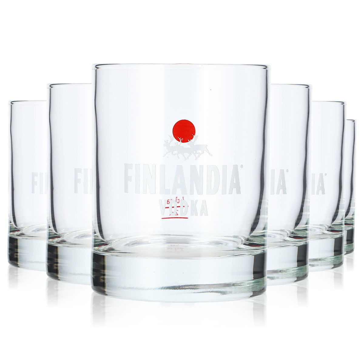 6 bicchieri da vodka Finlandia da 4 cl, tumbler Rastal, bicchieri da whisky Old Fashioned (set da 6)